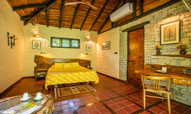 Accommodations of Kanha Earth Lodge